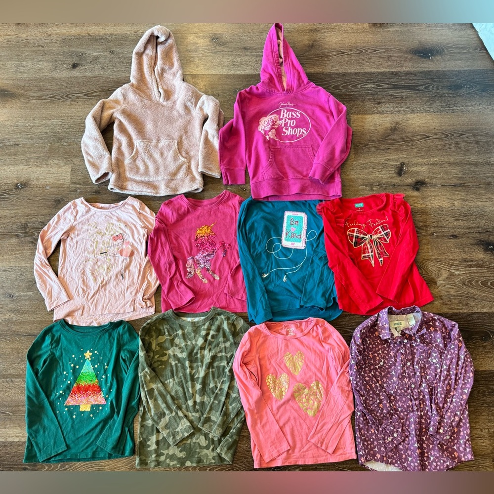 Girls’ Long Sleeve & Sweatshirt Lot